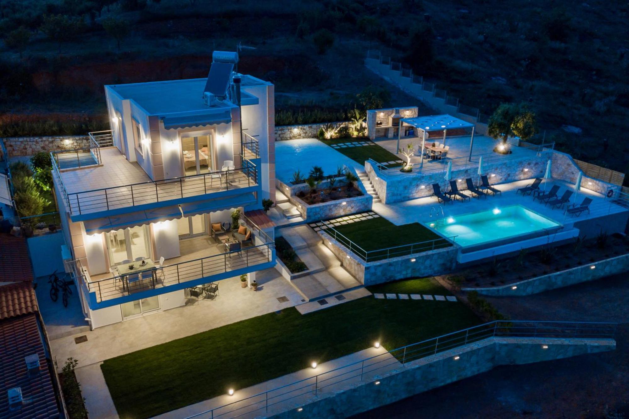 Villa Oasis Galatás Buitenkant foto